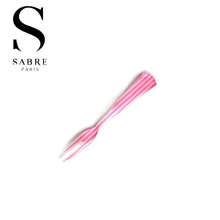 [사브르] 스트라이프 칵테일 포크 핑크 11.7cm