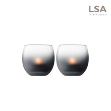 [LSA] 헤이즈 캔들홀더 블랙2P세트 H.6.5cm